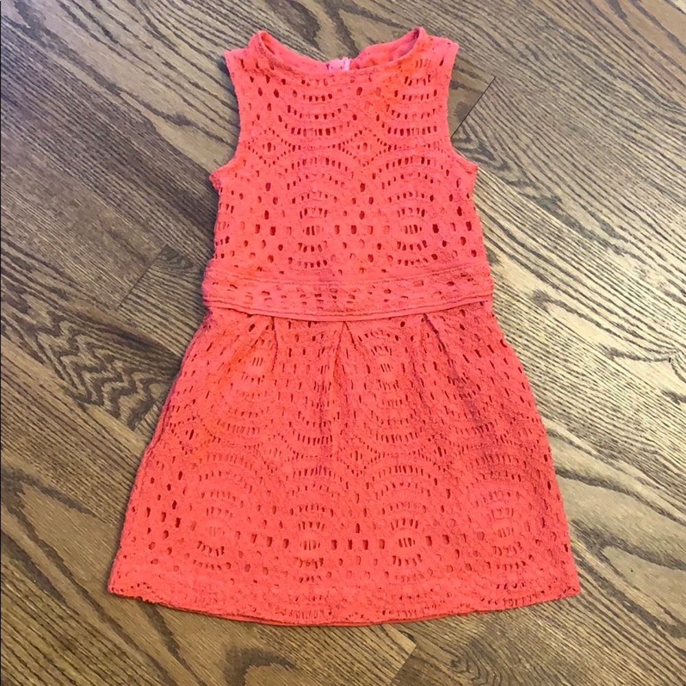 GUC Crewcuts Factory Girl’s Coral Dress; 5